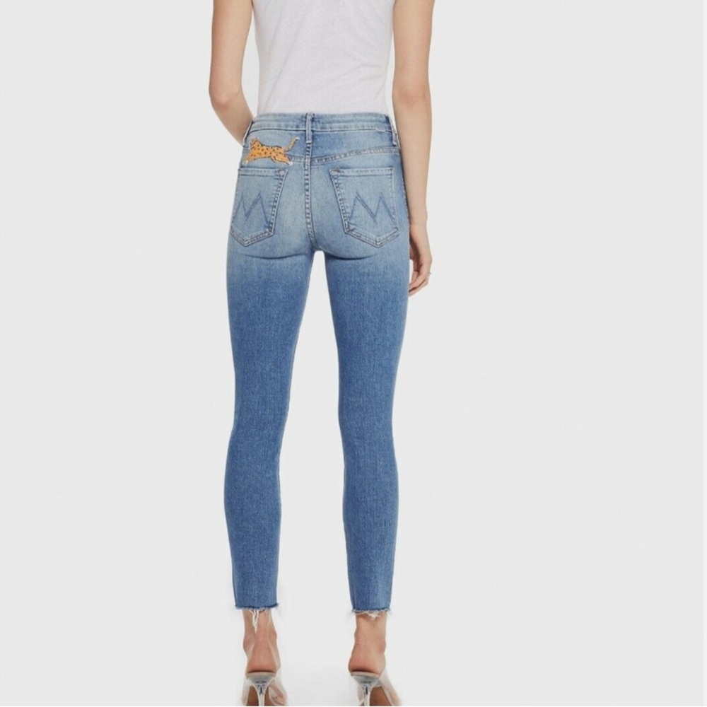 MOTHER Blue Skinny Jeans for Women - Picture 8 of 9